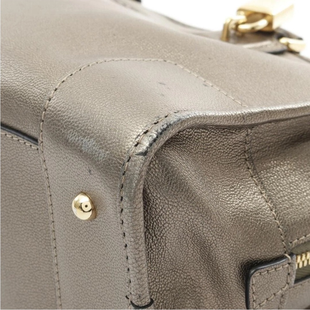 Loewe Metallic Silver Handbag - image 6